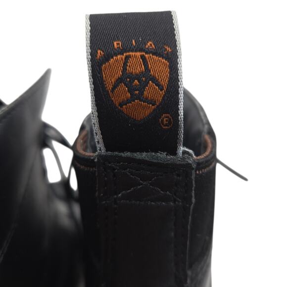 Ariat Scout Paddock Boots Womens 8 B Black Leather Outdoor Equestrian Gorpcore - Picture 8 of 12